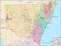 A geological map of New South Wales