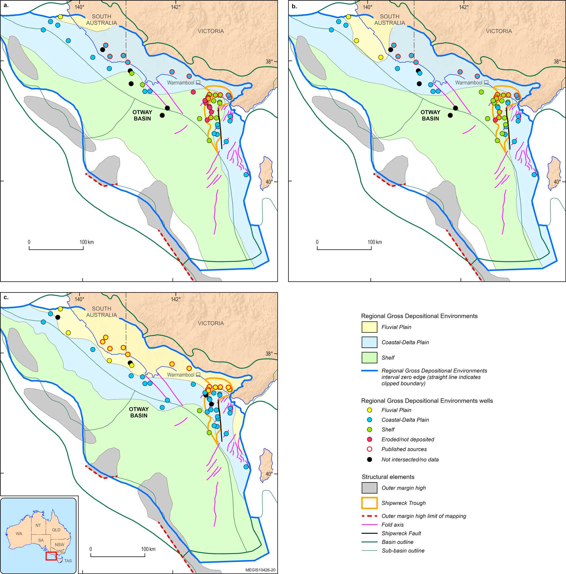 Due to the limited audience of this diagram and its complexity, no alternative description has been provided. Please email clientservices@ga.gov.au