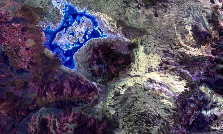 Landsat-8 image provided by Geoscience Australia courtesy of the U.S. Geological Survey.