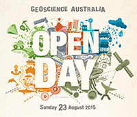 Geoscience Australia Open Day 2015 logo