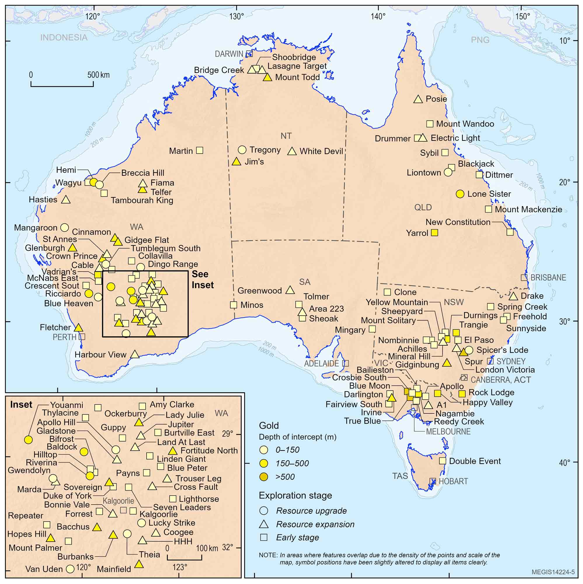 Due to the limited audience of this diagram and its complexity, no alternative description has been provided. Please email clientservices@ga.gov.au
