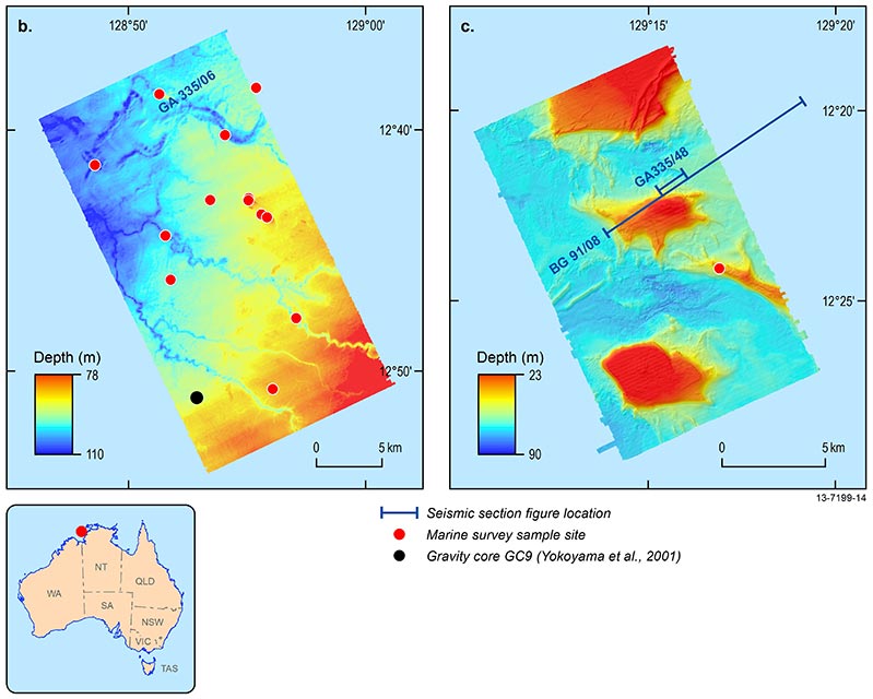 Due to the limited audience of this diagram and its complexity, no alternative description has been provided. Please email clientservices@ga.gov.au