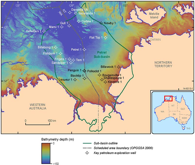 Due to the limited audience of this diagram and its complexity, no alternative description has been provided. Please email clientservices@ga.gov.au