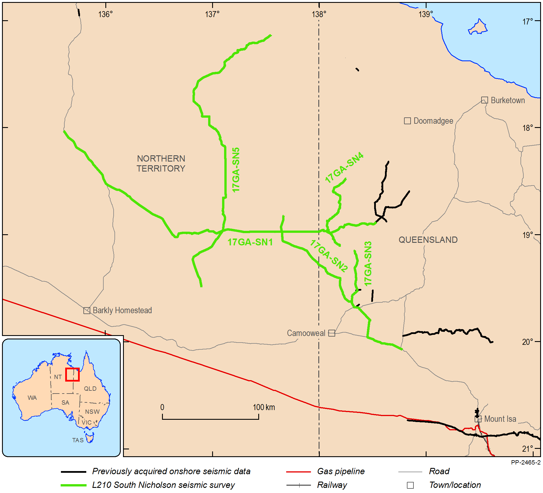 Due to the limited audience of this diagram and its complexity, no alternative description has been provided. Please email clientservices@ga.gov.au