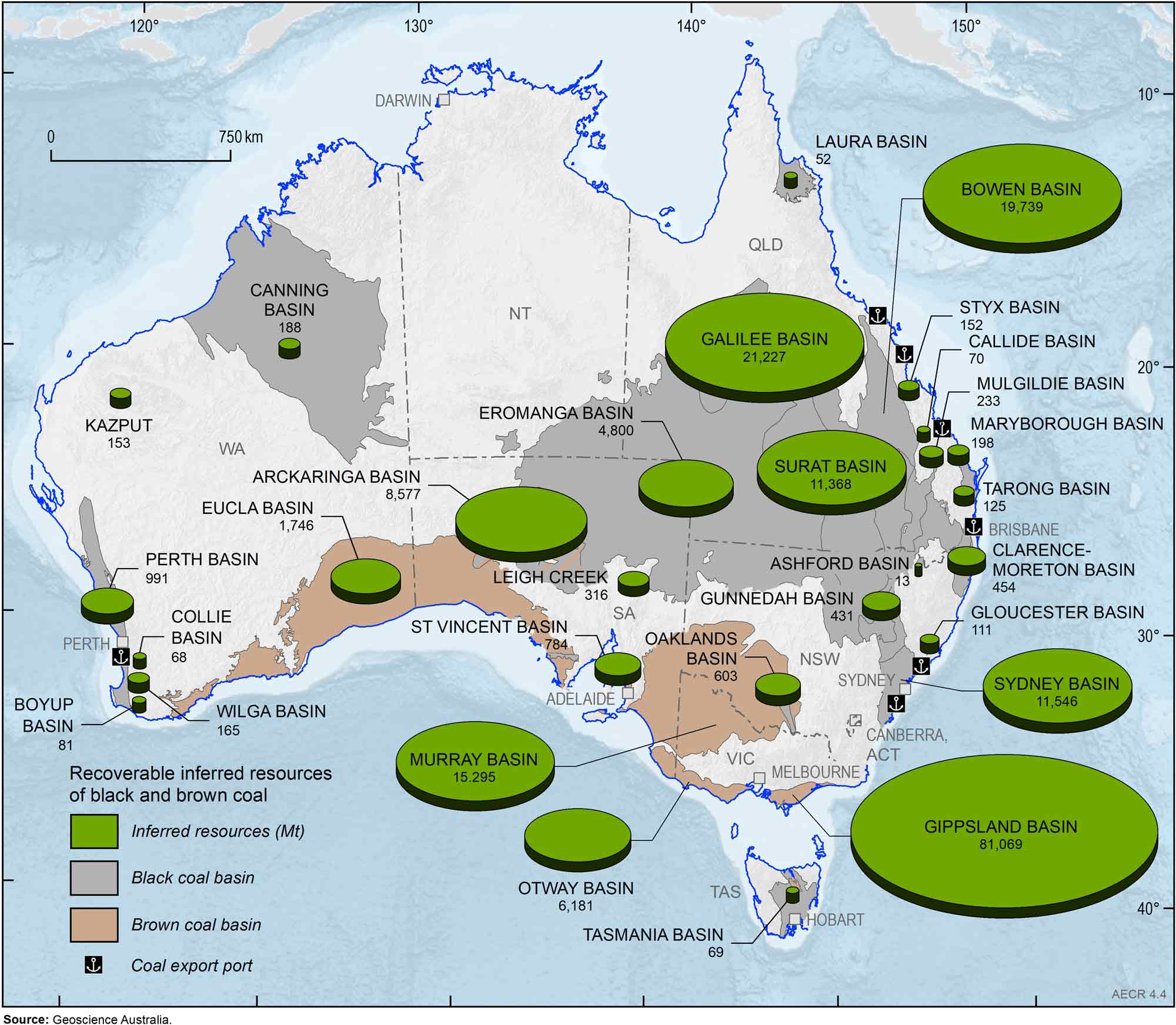 Due to the limited audience of this diagram and its complexity, no alternative description has been provided. Please email clientservices@ga.gov.au