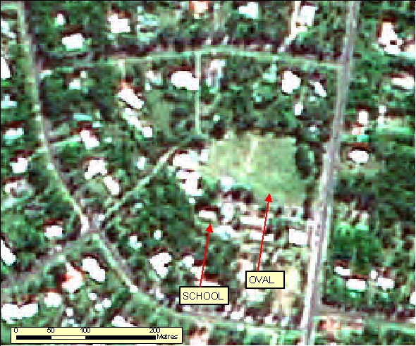 Figure: 2.1.3.2b SPOT Pseudo-natural 2.5m RGB=123