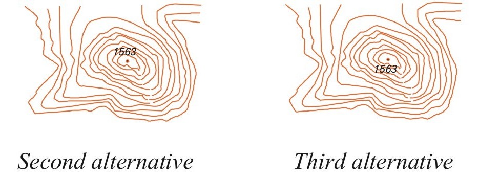 Spot Elevation Type Example 1b