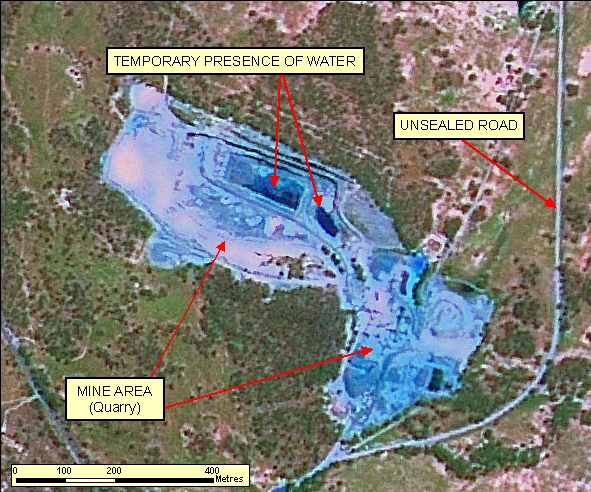 Figure: 2.4.4.4b SPOT 2.5m RGB=321