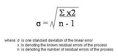 Linear Standard Deviation