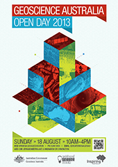 Flyer design for Geoscience Australia’s Open Day