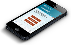 Screen grab of the TimeWalk Rock Guide.