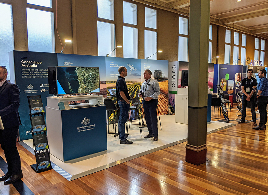 Geoscience Australia booth