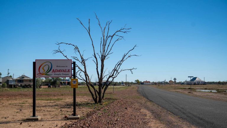 Adavale town sign