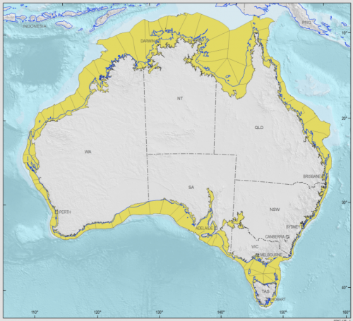 Due to the limited audience of this diagram and its complexity, no alternative description has been provided. Please email clientservices@ga.gov.au