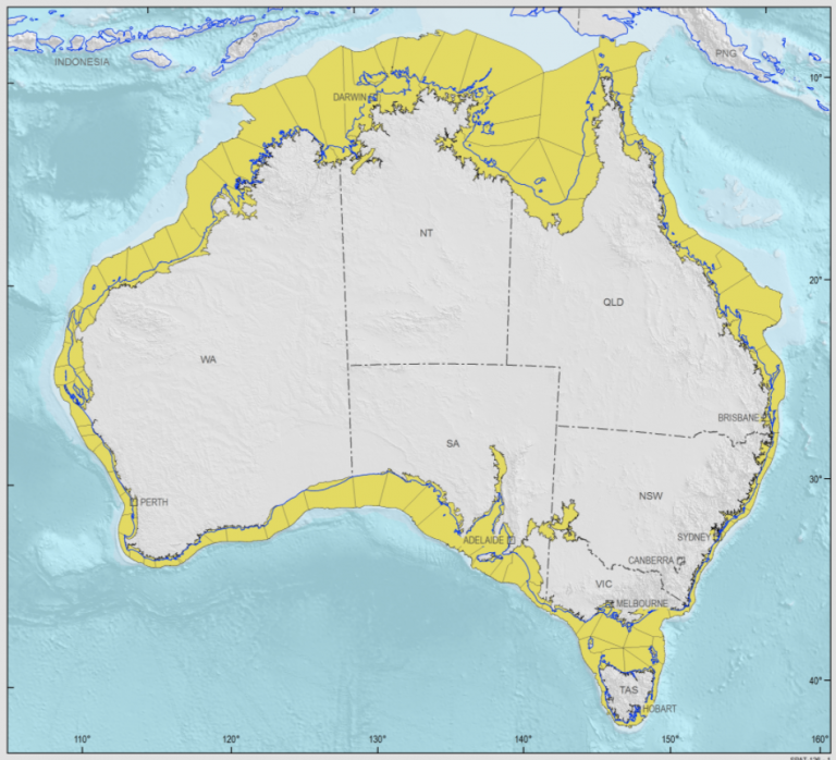 Due to the limited audience of this diagram and its complexity, no alternative description has been provided. Please email clientservices@ga.gov.au