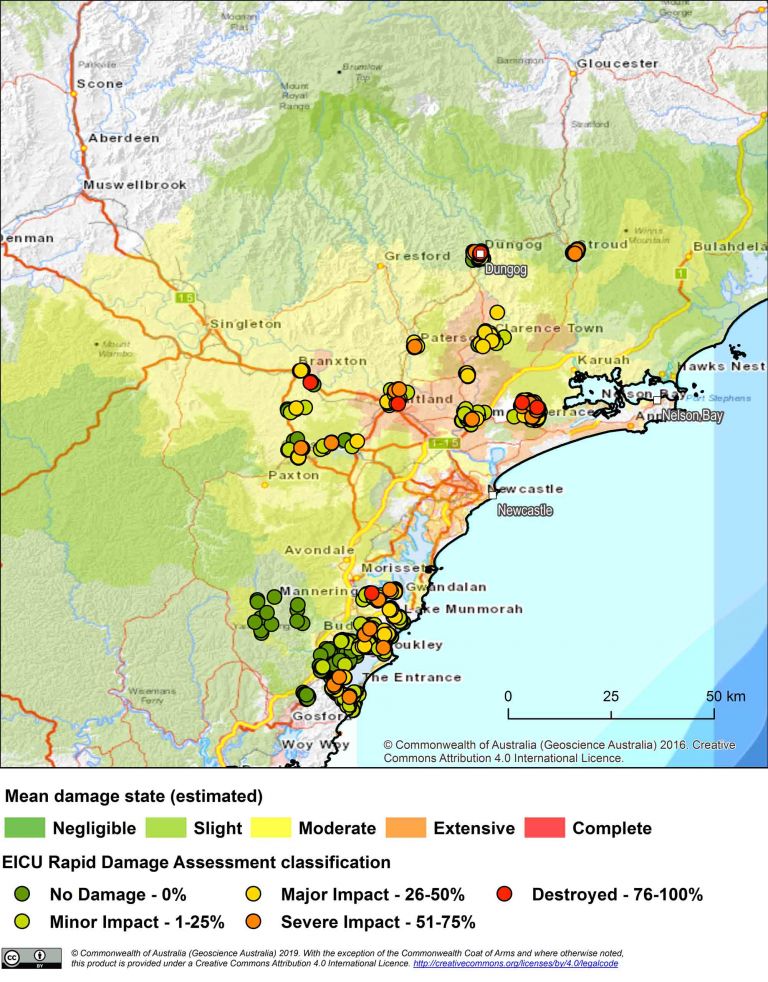 Due to the limited audience of this diagram and its complexity, no alternative description has been provided. Please email clientservices@ga.gov.au