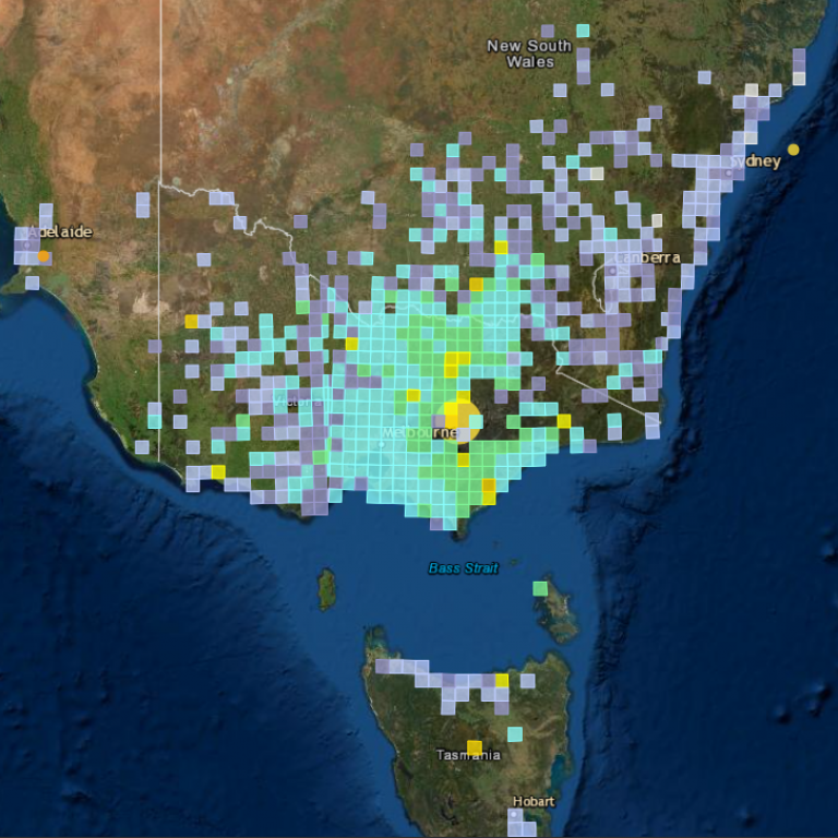 Screenshot of Earthquakes application