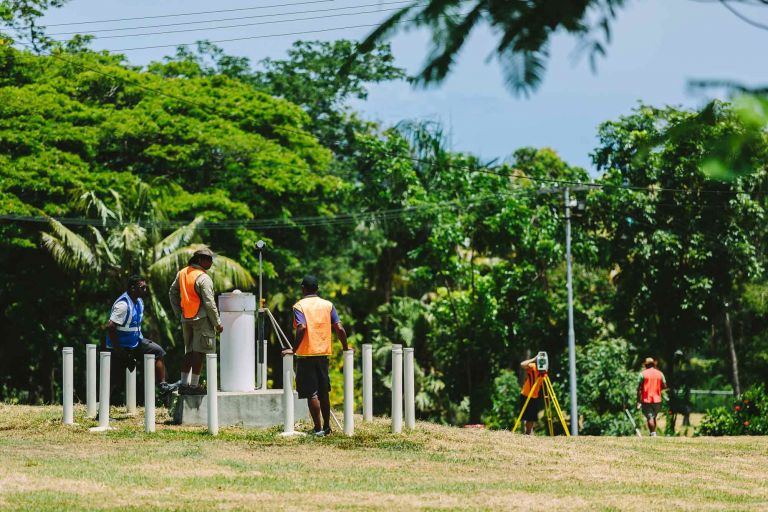 Monitoring sea level variation across 13 Pacific Island nations
