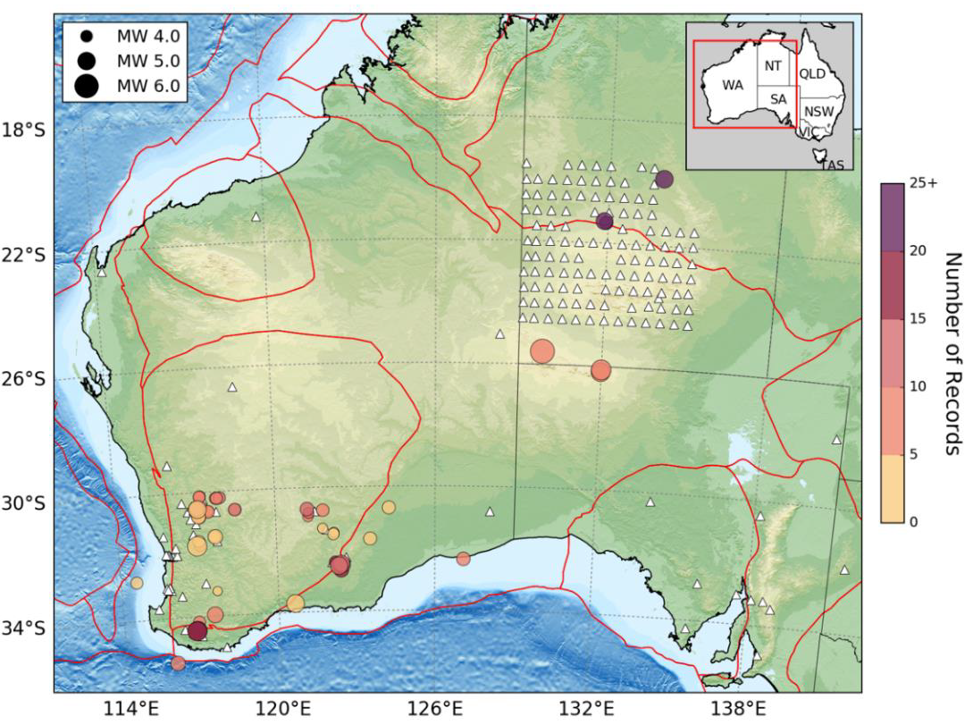 Due to the limited audience of this diagram and its complexity, no alternative description has been provided. Please email clientservices@ga.gov.au