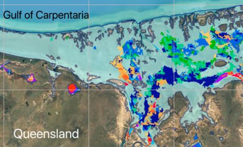 Due to the limited audience of this diagram and its complexity, no alternative description has been provided. Please email clientservices@ga.gov.au