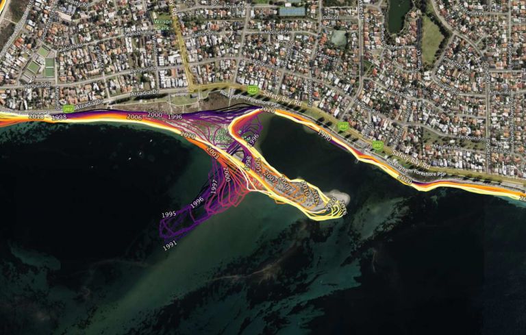 Due to the limited audience of this diagram and its complexity, no alternative description has been provided. Please email clientservices@ga.gov.au