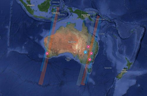 Due to the limited audience of this diagram and its complexity, no alternative description has been provided. Please email clientservices@ga.gov.au