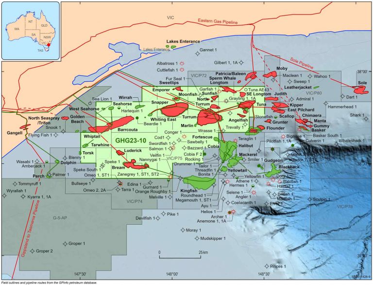 Due to the limited audience of this diagram and its complexity, no alternative description has been provided. Please email clientservices@ga.gov.au