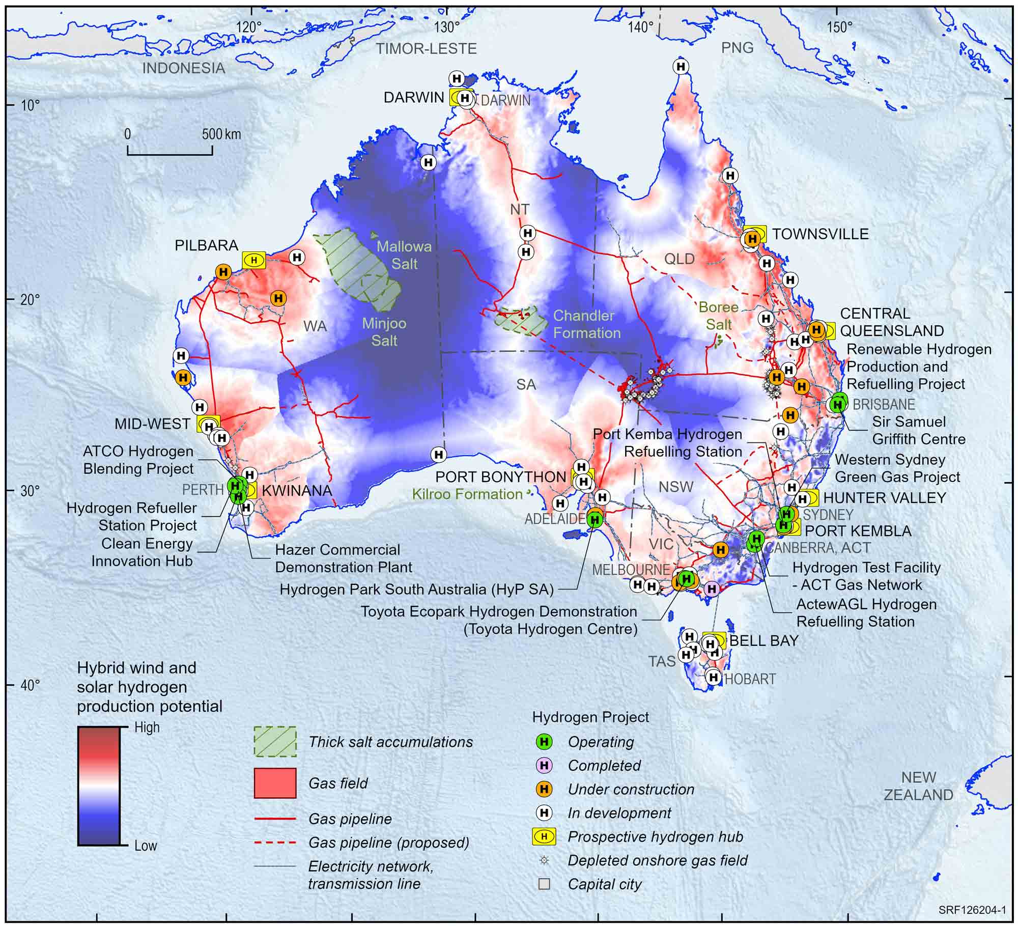 Due to the limited audience of this diagram and its complexity, no alternative description has been provided. Please email clientservices@ga.gov.au