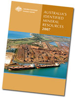 Cover of Australia’s Identified Mineral Resources 2007