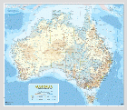 Thumbnail image of Australia General Reference Map - 1:5 million scale