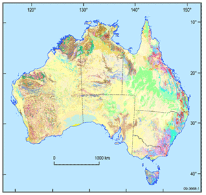 figure 2. An overview of the new digital surface geology of Australia dataset. 