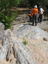 Fig 1. Neoarchean rocks, western Arnhem Land, Northern Territory.