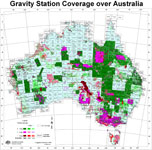 Gravity Station Coverage Index Map