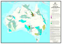 Thumbnail image for Australian Copper Resources Map, 1:10 000 000, March 2008