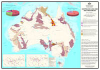 Header image for Australian Lead-Zinc Resources Map, March 2009