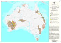 Thumbnail image for Australian Nickel Resources Map, 1:10 000 000, March 2008