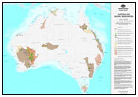 Thumbnail image for Australian Nickel Resources Map, 1:10 000 000, January 2007