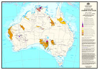 Thumbnail for Australian Uranium Resources Map, January 2007
