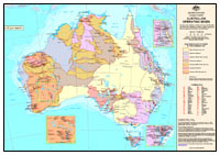 Thumbnail image for Australian Operating Mines Map 1:10 000 000 January 2008