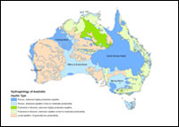 Image of Hydrogeology Map of Australia
