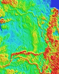 Image: Geophysical image of  Cape York Peninsula 