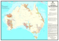 Thumbnail image for Australian Iron Ore Resources Map, 1:10 million, May 2009