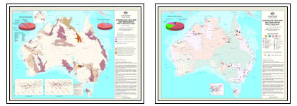 Thumbnail image for Australian Lead and Zinc Resources (Sheet 1: Resources by region; Sheet 2: Deposit types)