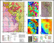 Thumbnail for Geophysical Interpretation of the Central Olympic Cu-Au Province map