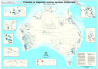 Thumbnail for Potential for magmatic uranium systems in Australia Map 1: Instrusive-related