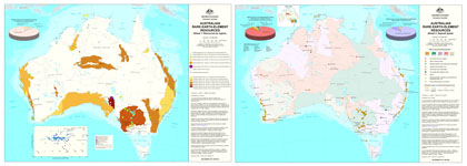 Thumbnail image for Australian Rare-Earth-Element Resources (Sheet 1: Resource by Region; Sheet 2: Deposit Types), December 2011
