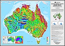 Isostatic Residual Gravity Anomaly Map of Onshore Australia, First Edition 2011 - Thumbnail