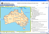 Screen capture of spatial information of OIPC data.