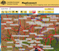 MapConnect website applications.