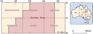 Fig 5. Cooper Basin North gravity survey area, Queensland.